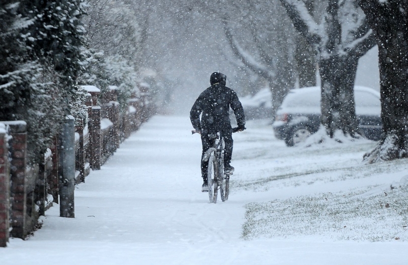 Snow & Bicycle