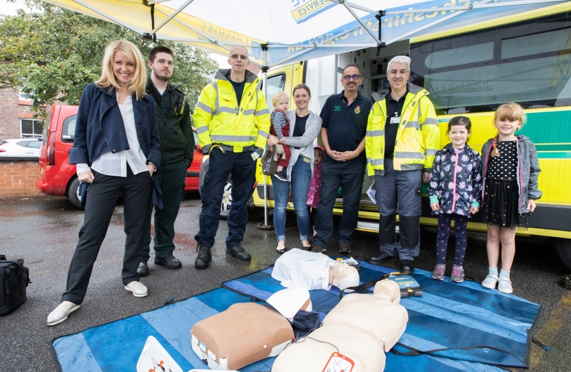 Esther with Paramedics and First Responders