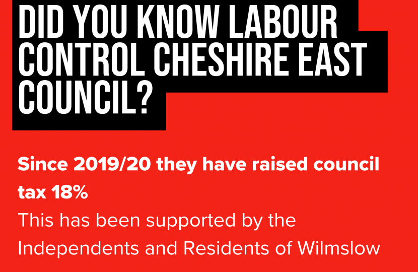 LABOUR CONTROL CHESHIRE EAST