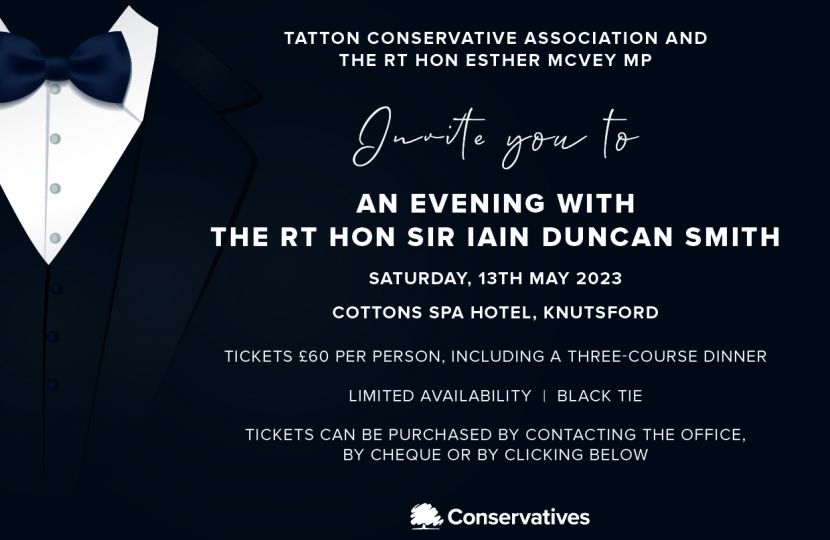 An evening with Sir Iain Duncan Smith