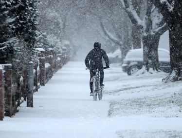Snow & Bicycle
