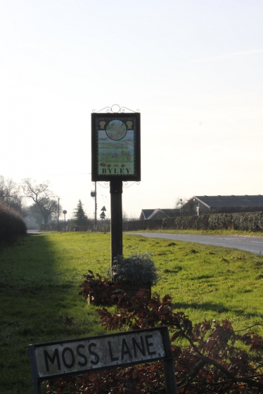 Byley village sign