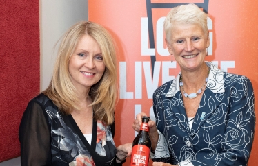 Esther with Brigid Simmonds of the British Beer and Pub Association